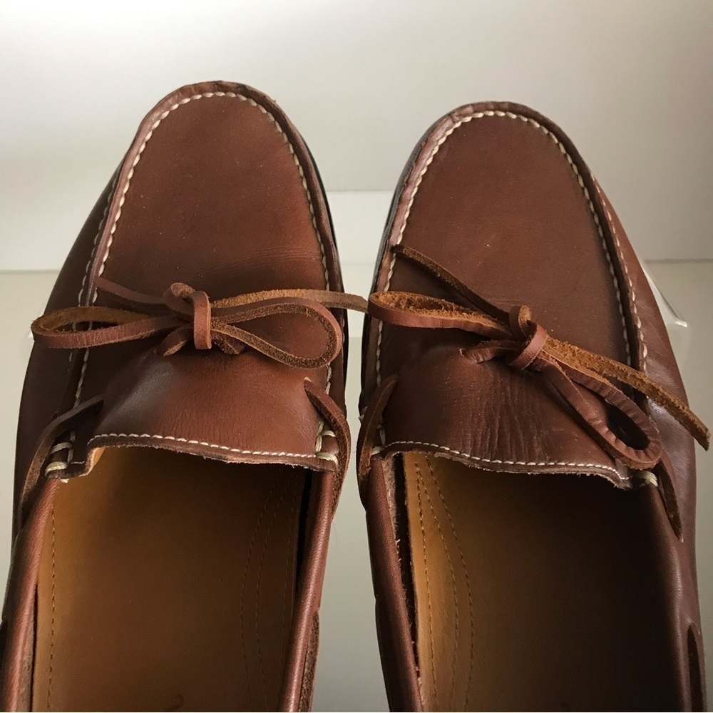 Cole Haan Men's 9.5 M Casual Leather Loafers Brown Slip-on Shoes - Old Stock - Picture 8 of 13